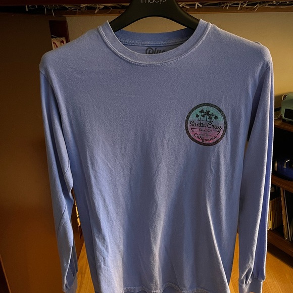 Small Blue Women’s Long Sleeve Tee - Picture 3 of 5